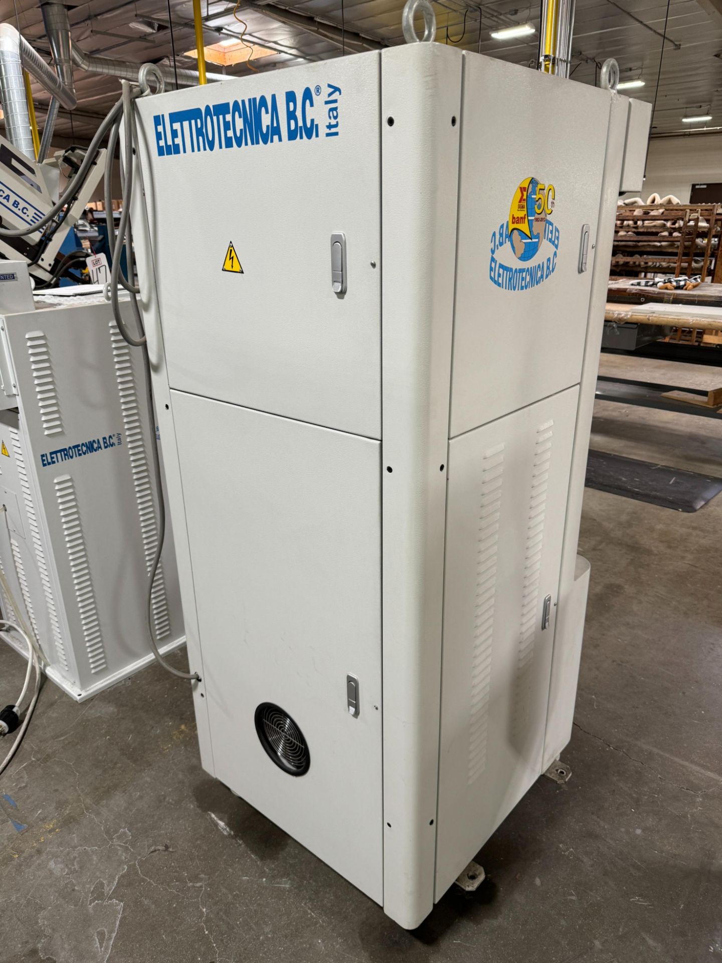 2019 ELETTROTECNICA B.C. HEEL LASTING MACHINE W/ AUTO GLUE AND PROGRAMMABLE PINCERS, MODEL 680 TI - Image 8 of 9