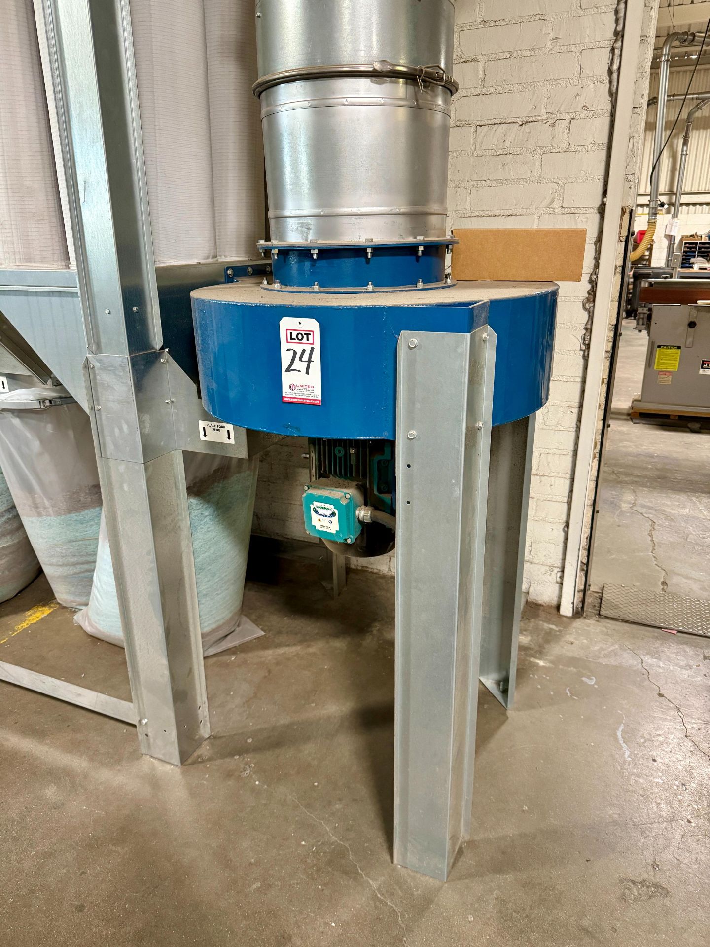 2018 NEDERMAN NFP-S1000 BAG FILTER DUST COLLECTOR, CTR. NO. 18345-00, ITEM NO. 89101009, 10 HP, 3- - Image 2 of 6