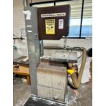 ROCKWELL / DELTA 20" VERTICAL BAND SAW, SERIES 28-3X0, 20" X 24" TABLE, S/N 1564949