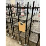 ULINE PORTABLE WIRE CART, ON CASTERS