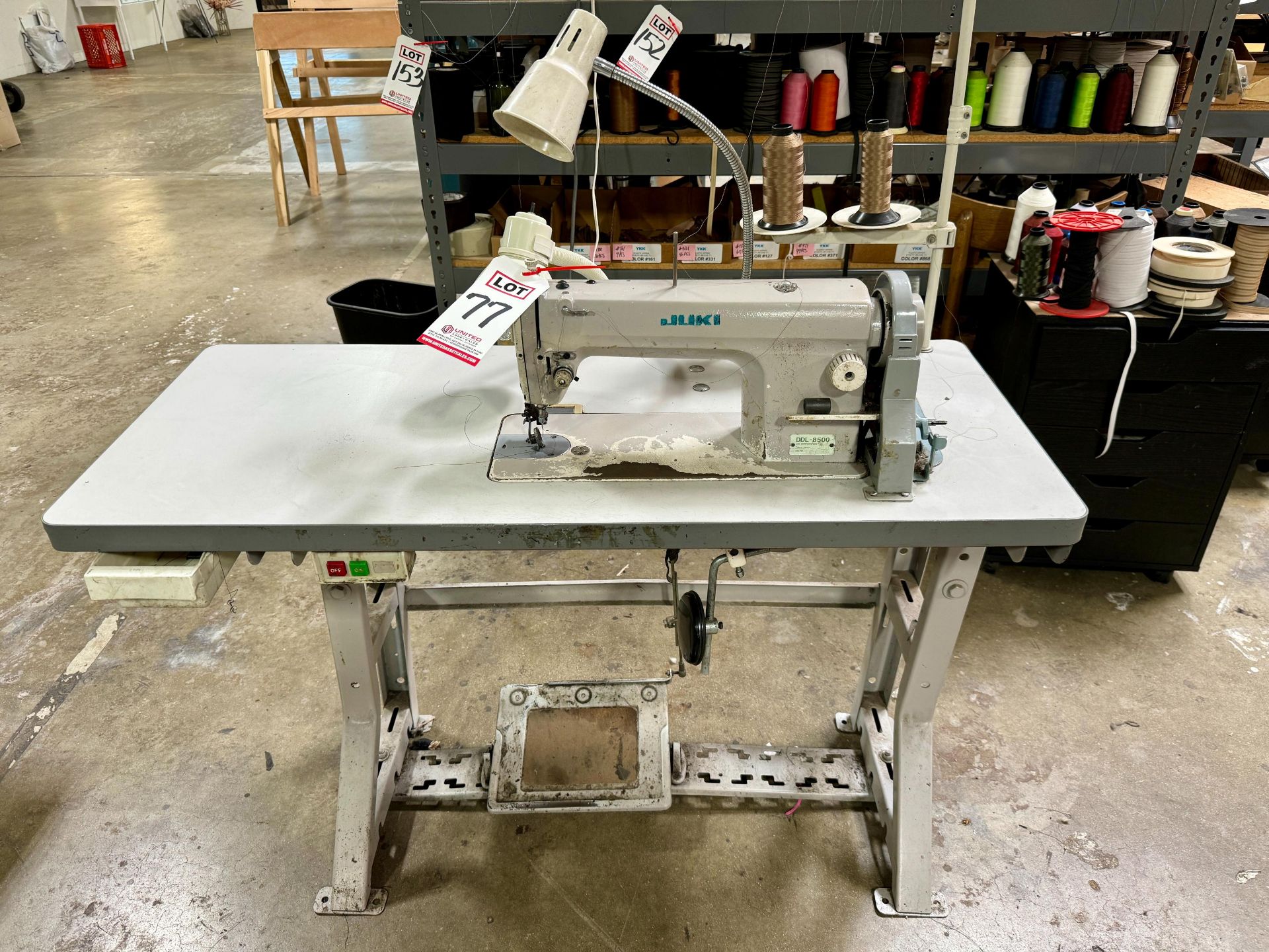 JUKI INDUSTRIAL SEWING MACHINE, MODEL DDL-8500