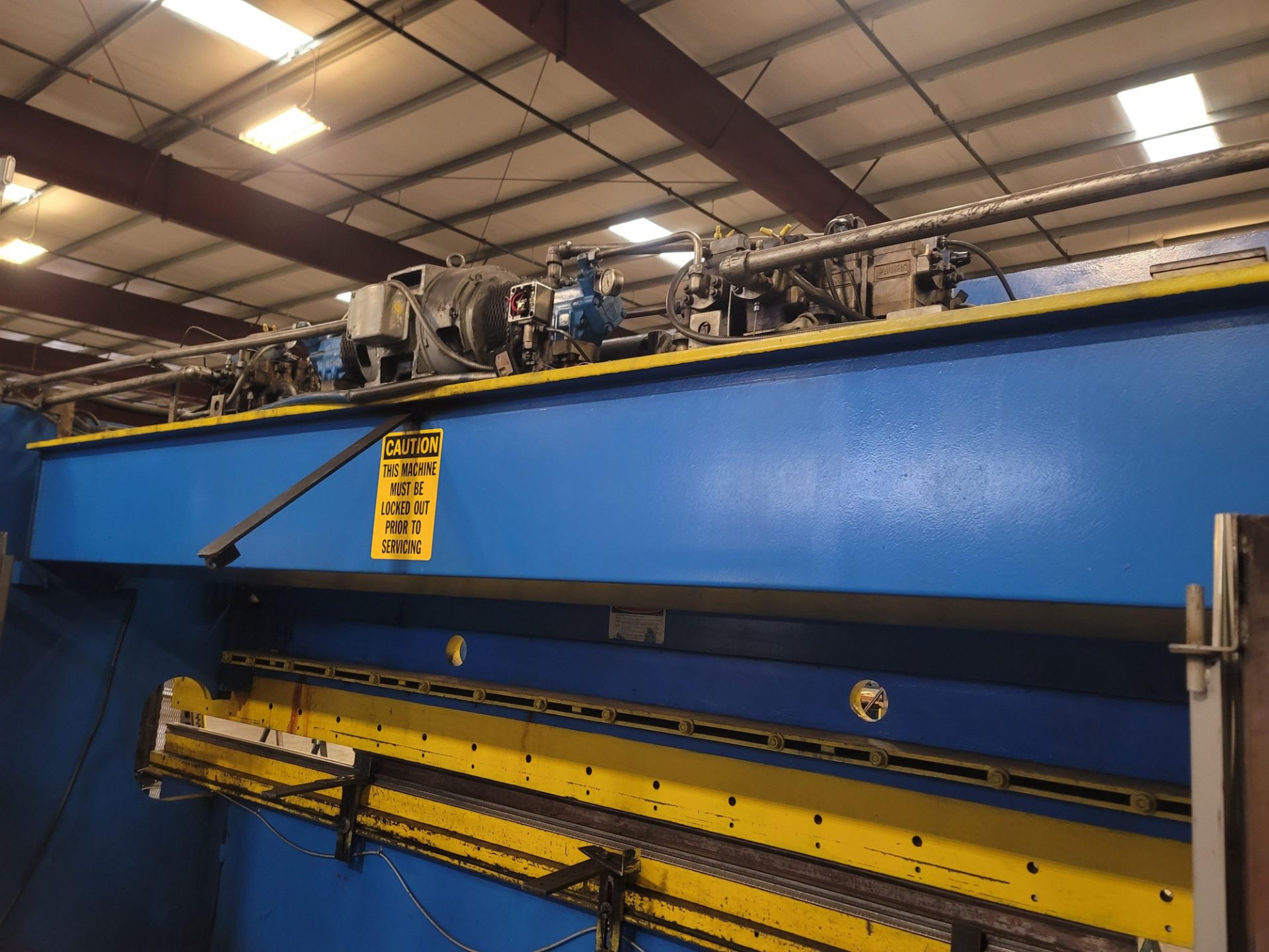 PACIFIC K175-21 PRESS BRAKE, 3/16" X 21', HYDRAULIC, PROTECH EAGLE EYE GUARDING SYSTEM, S/N 8902 - Image 11 of 12