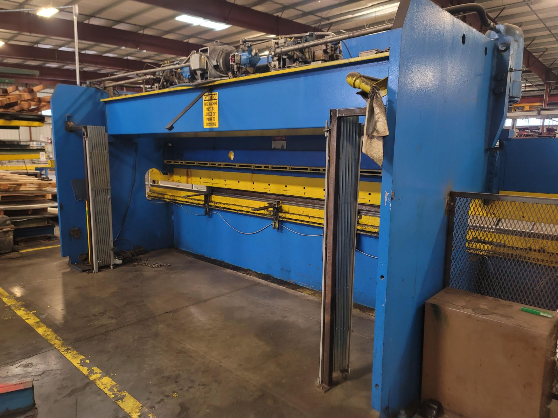 PACIFIC K175-21 PRESS BRAKE, 3/16" X 21', HYDRAULIC, PROTECH EAGLE EYE GUARDING SYSTEM, S/N 8902 - Image 8 of 12