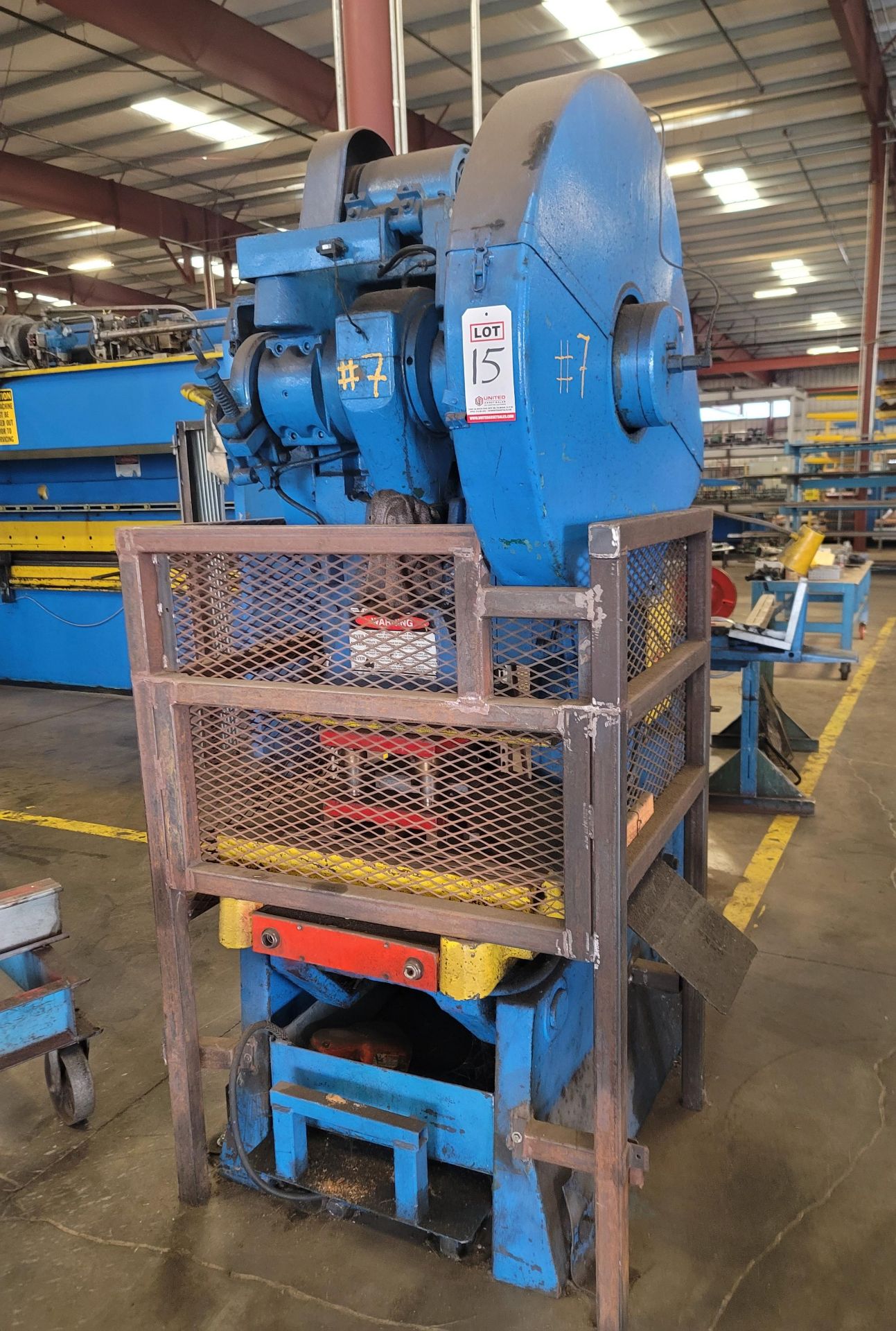 CERINI PUNCH PRESS, 70 TON, C-FRAME, S/N E/68898