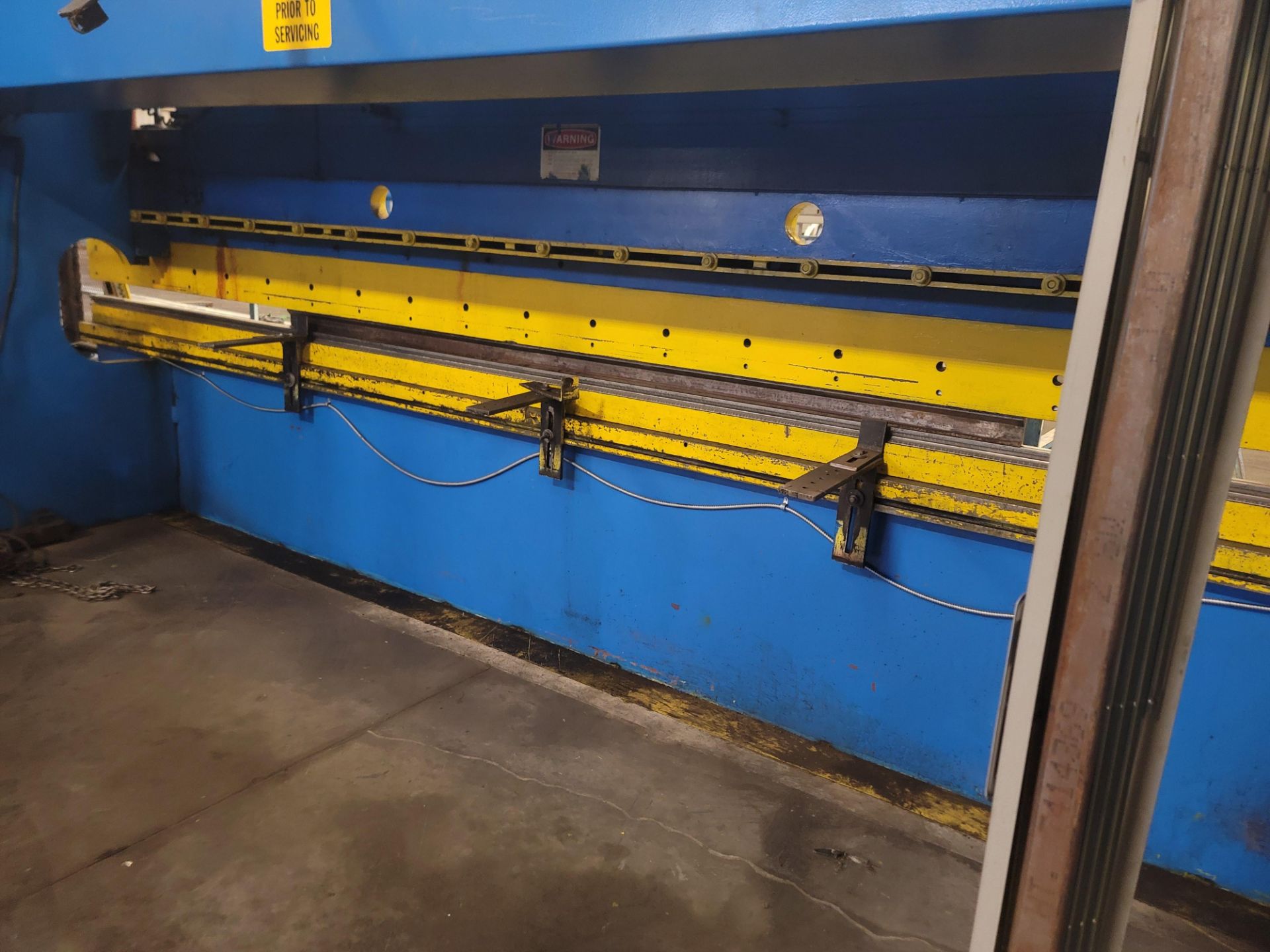 PACIFIC K175-21 PRESS BRAKE, 3/16" X 21', HYDRAULIC, PROTECH EAGLE EYE GUARDING SYSTEM, S/N 8902 - Image 10 of 12