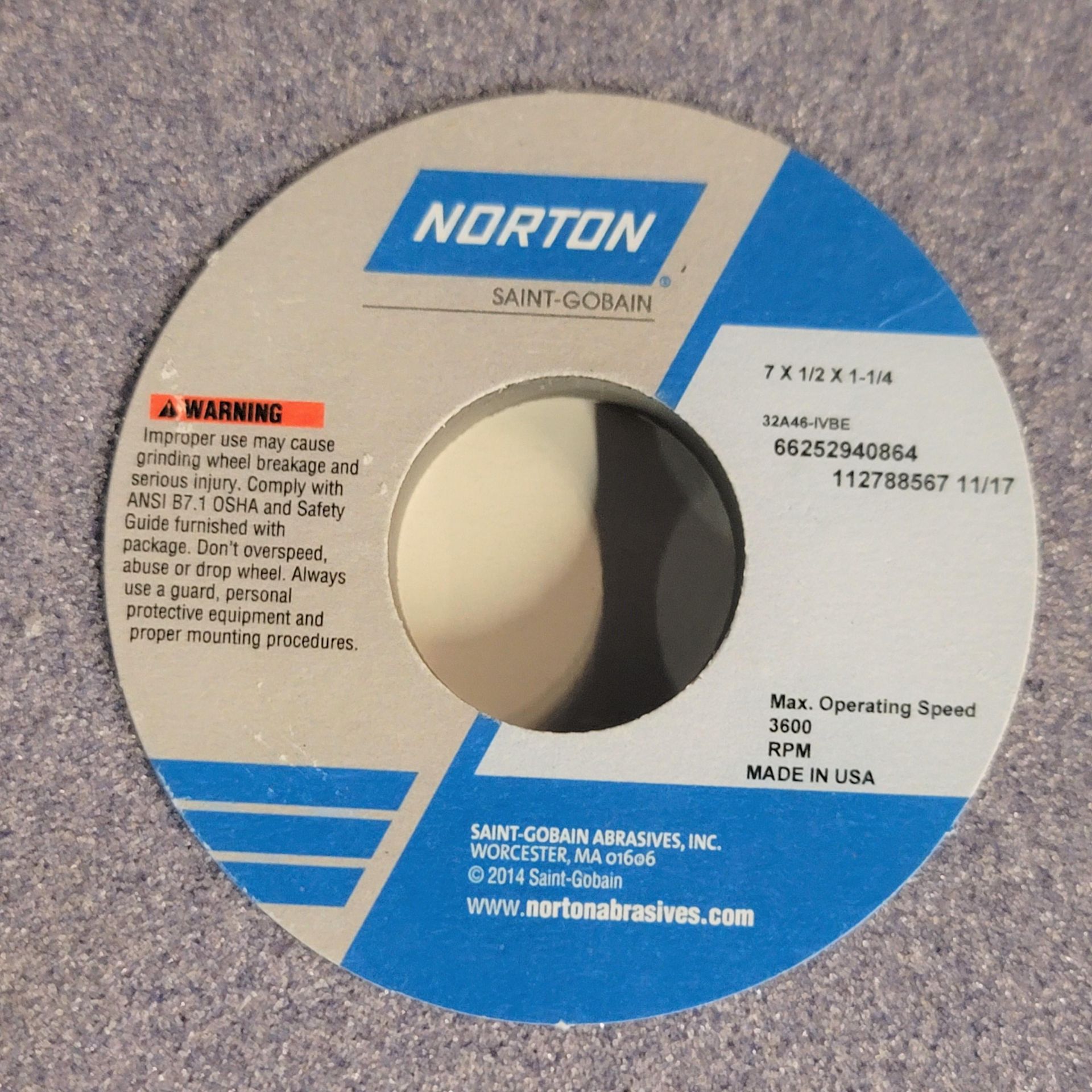 LOT - NORTON GRINDING WHEELS - Image 2 of 2