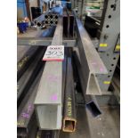 LOT - (2) PIECES OF ALUMINUM CHANNEL, 16' AND 23' LENGTHS