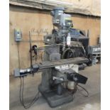 BRIDGEPORT VERTICAL MILL, ACU-RITE CNC CONTROL, POWER FEED, S/N BR277668, J-HEAD S/N J306727, R8 COL