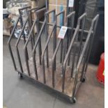 VERTICAL MATERIAL CART, 45" X 24" X 46" HT