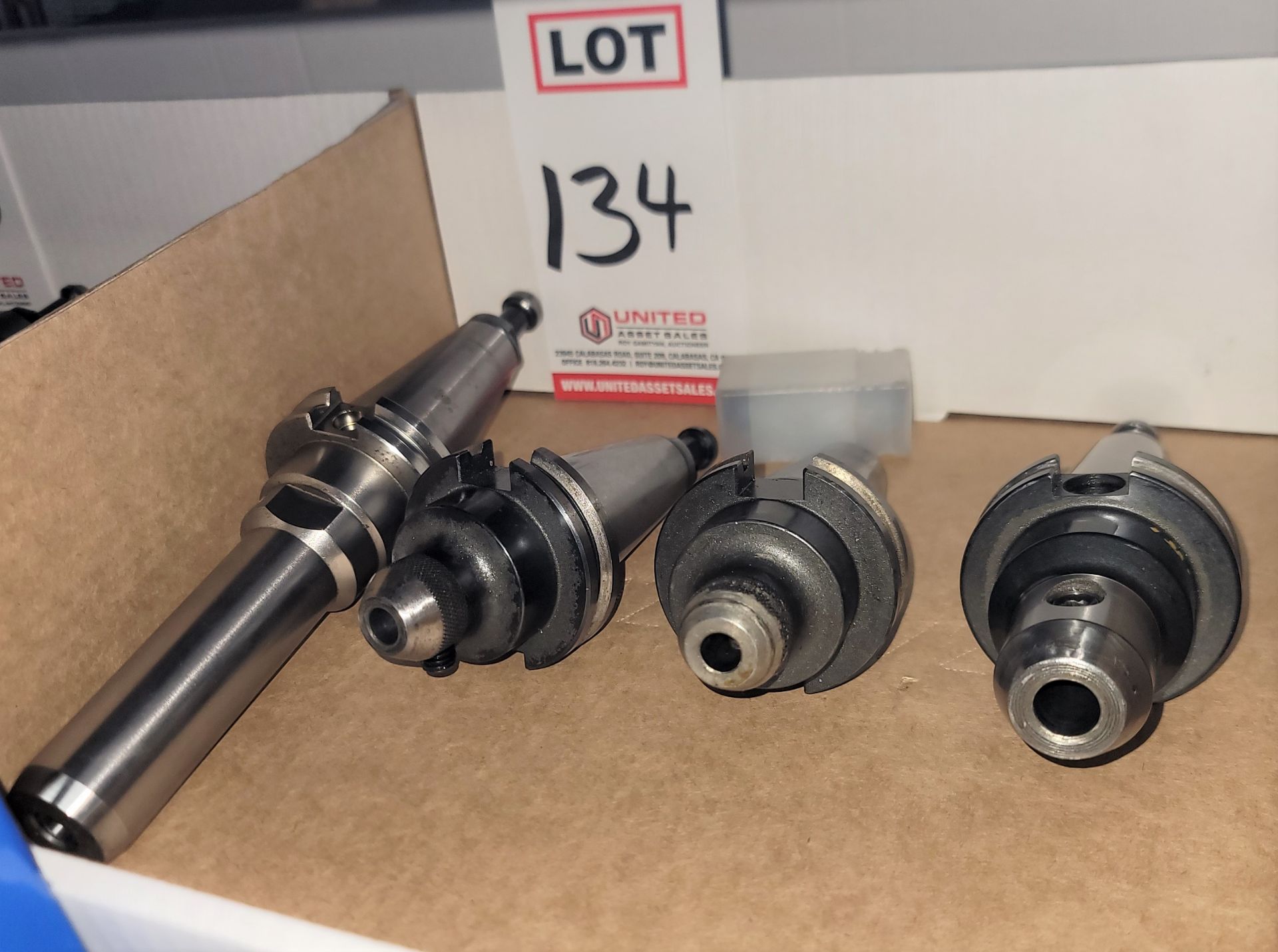 LOT - (4) CAT 40 TOOL HOLDERS