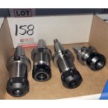 LOT - (4) CAT 40 TOOL HOLDERS