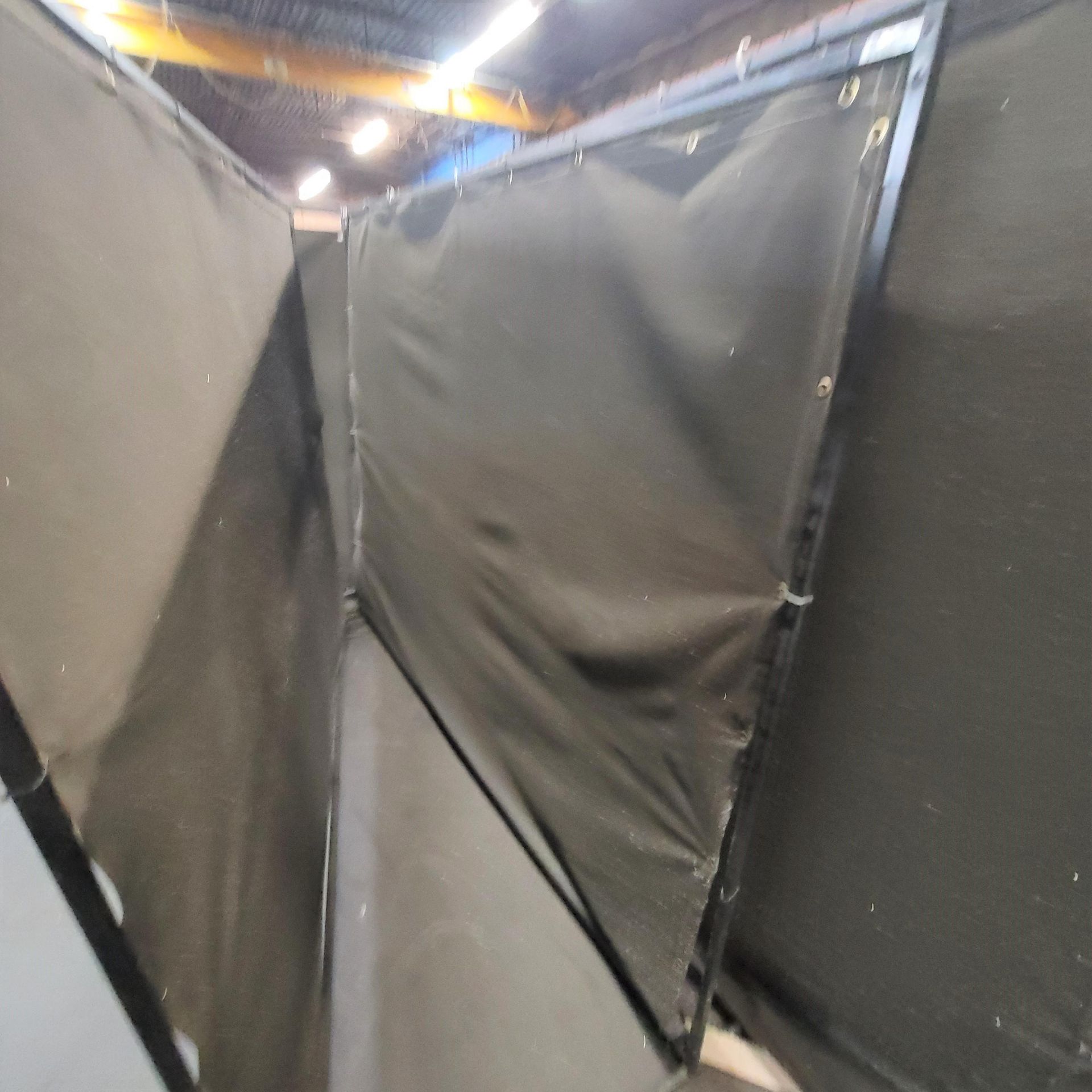 LOT - (4) WELDING SCREENS: (3) 6' X 8' AND (1) 6' X 10' - Image 2 of 4
