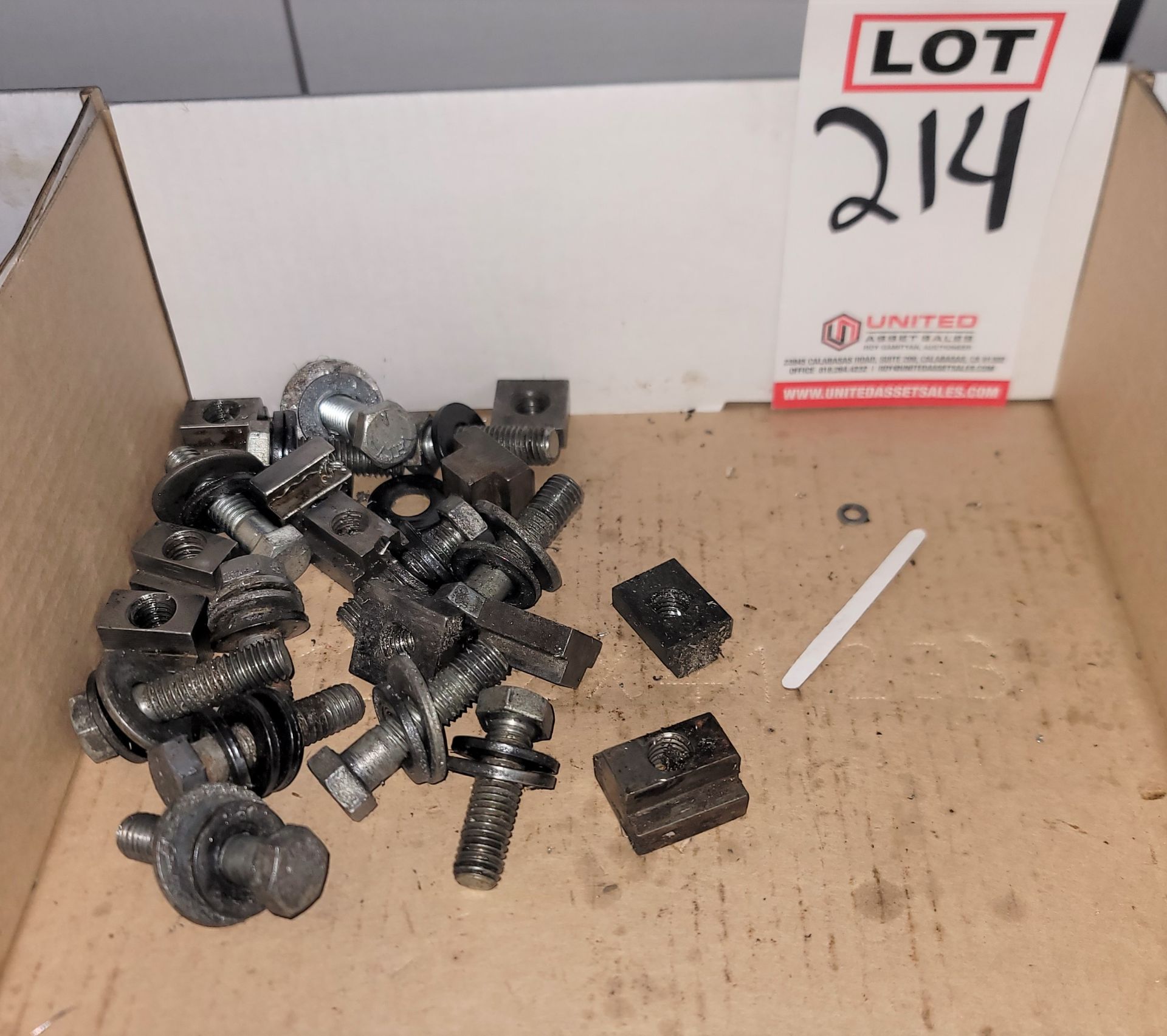 LOT - T-SLOT NUTS, ETC.