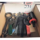 LOT - SPANNER WRENCHES, MACHINE WRENCHES