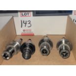 LOT - (4) CAT 40 TAPPING HOLDERS