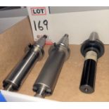 LOT - (3) CAT 40 EXTENDED REACH FACE-MILL TOOL HOLDERS