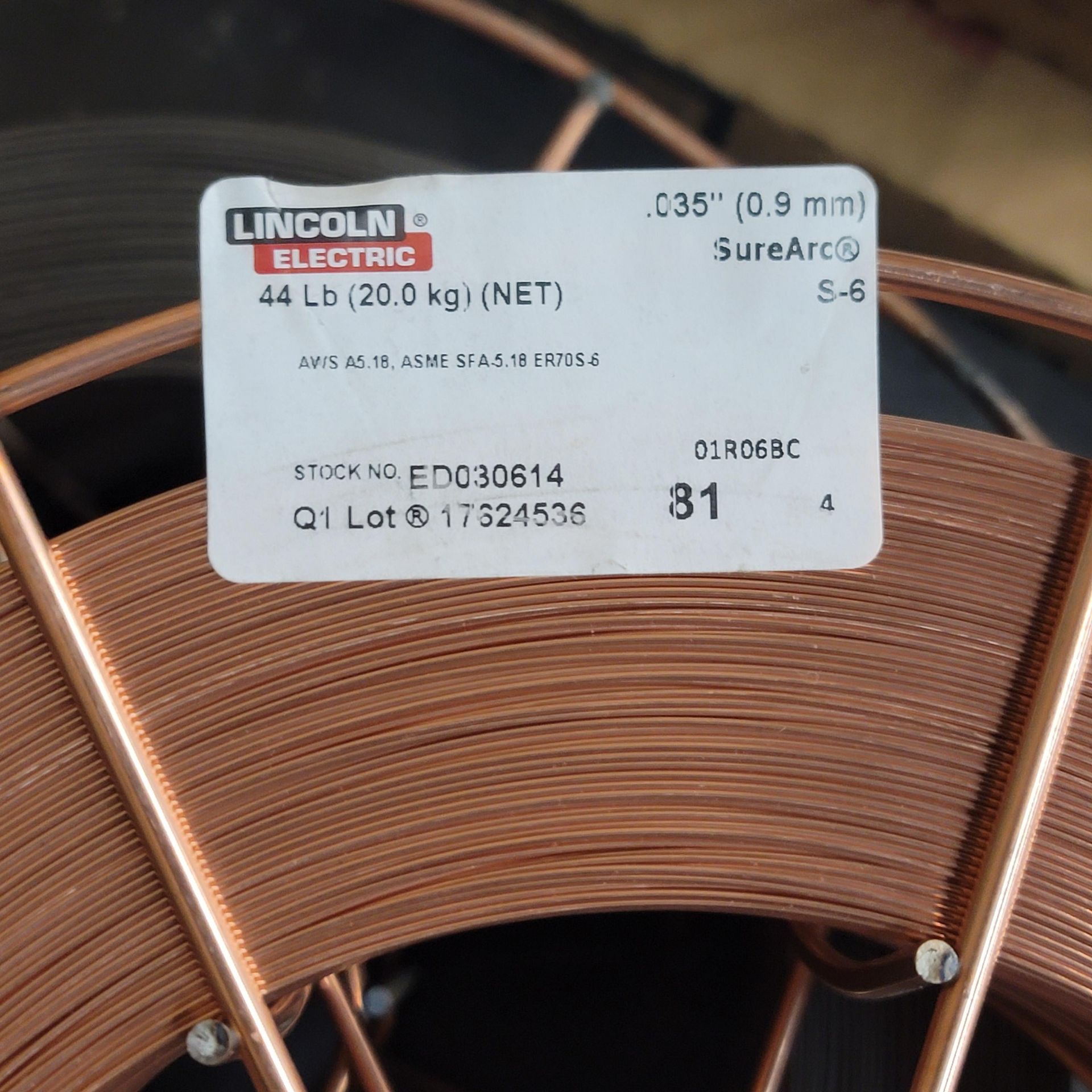 LOT - (5) SPOOLS OF WELDING WIRE - Image 3 of 5
