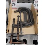 LOT - (3) 8" C-CLAMPS