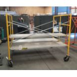 BIL-JAX PORTABLE ALUMINUM SCAFFOLD, 19" X 7'