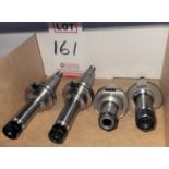 LOT - (4) CAT 40 TOOL HOLDERS