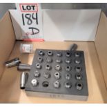 LOT - ER16 COLLETS, (4) HPI COLLETS AND (1) NEW ER25 COLLET