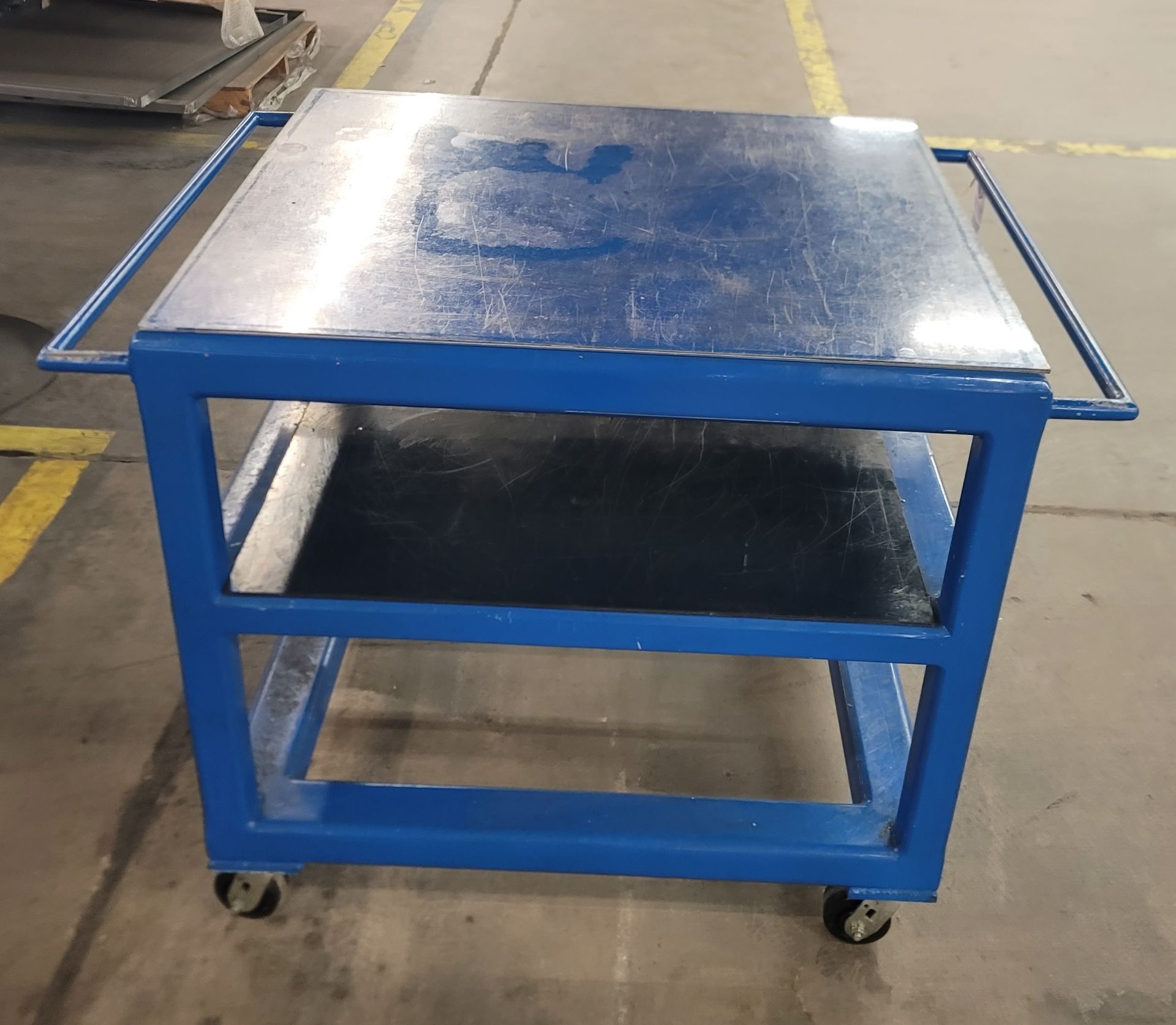 SHOP CART, HEAVY DUTY, 36" X 40", HANDLES ON EACH END - Bild 2 aus 2