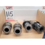 LOT - (4) CAT 40 TOOL HOLDERS