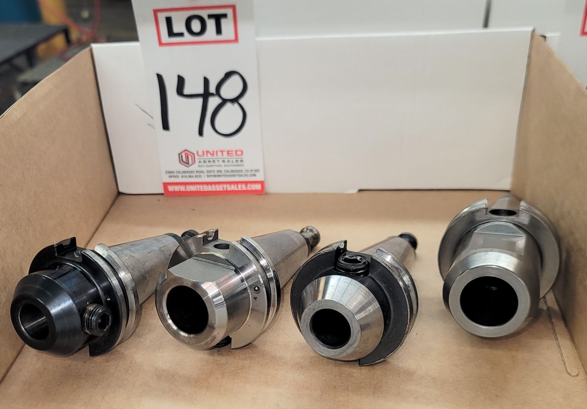 LOT - (4) CAT 40 TOOL HOLDERS