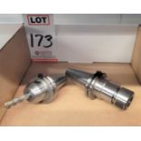 LOT - (1) CAT 40 HYDRAULIC HOLDER AND (1) CAT 40 COLLET HOLDER