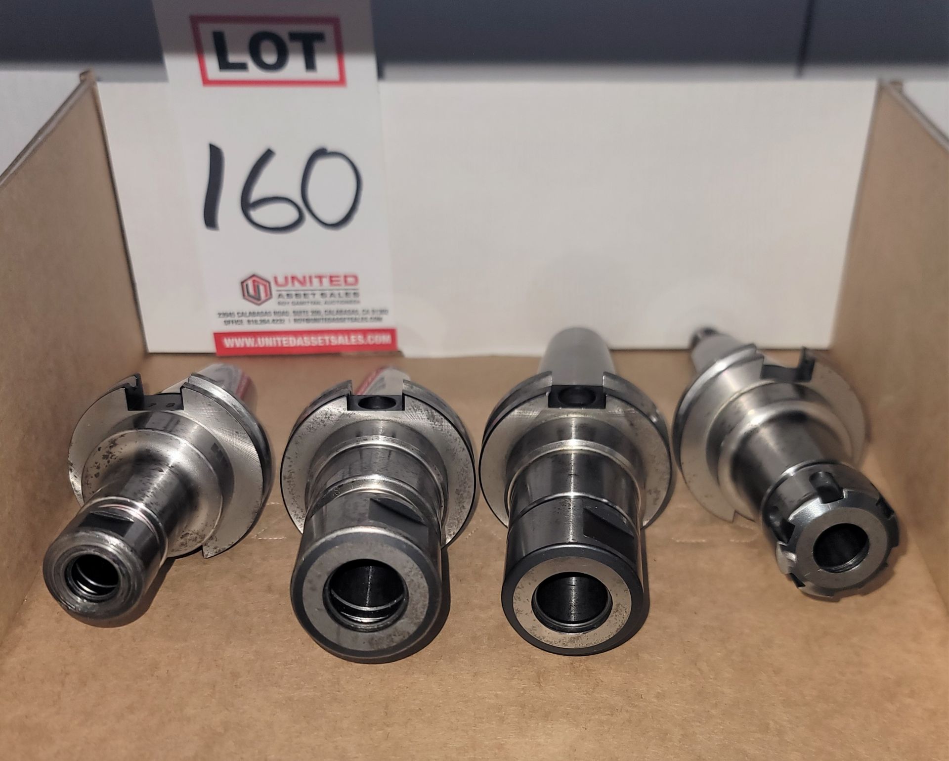 LOT - (4) CAT 40 TOOL HOLDERS