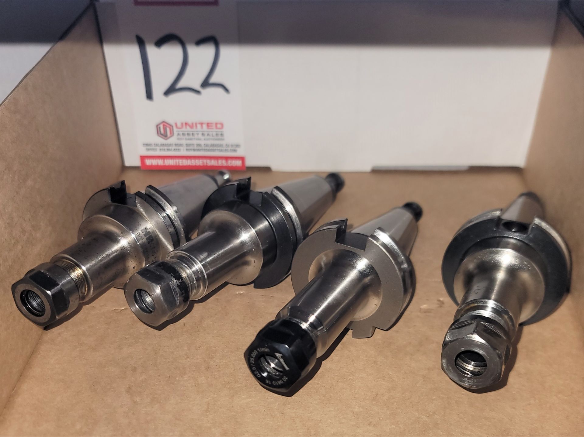 LOT - (4) CAT 40 TOOL HOLDERS