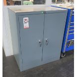 GLOBAL 2-DOOR STORAGE CABINET, 3' X 2' X 42" HT