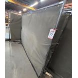 LOT - (4) WELDING SCREENS: (3) 6' X 8' AND (1) 6' X 10'