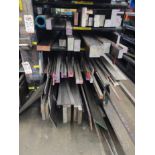 LOT - CONTENTS ONLY OF (4) SHELVES: STEEL MATERIAL