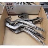 LOT - (4) VISE-GRIP LOCKING C-CLAMPS