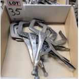 LOT - (4) VISE-GRIP LOCKING C-CLAMPS