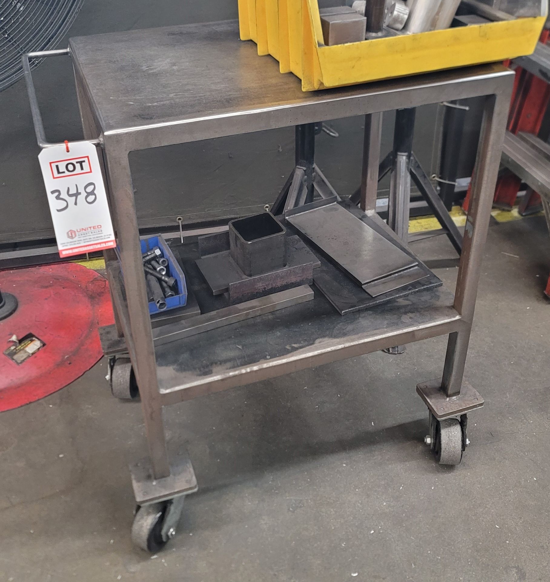 SHOP CART, 19" X 27", CONTENTS NOT INCLUDED