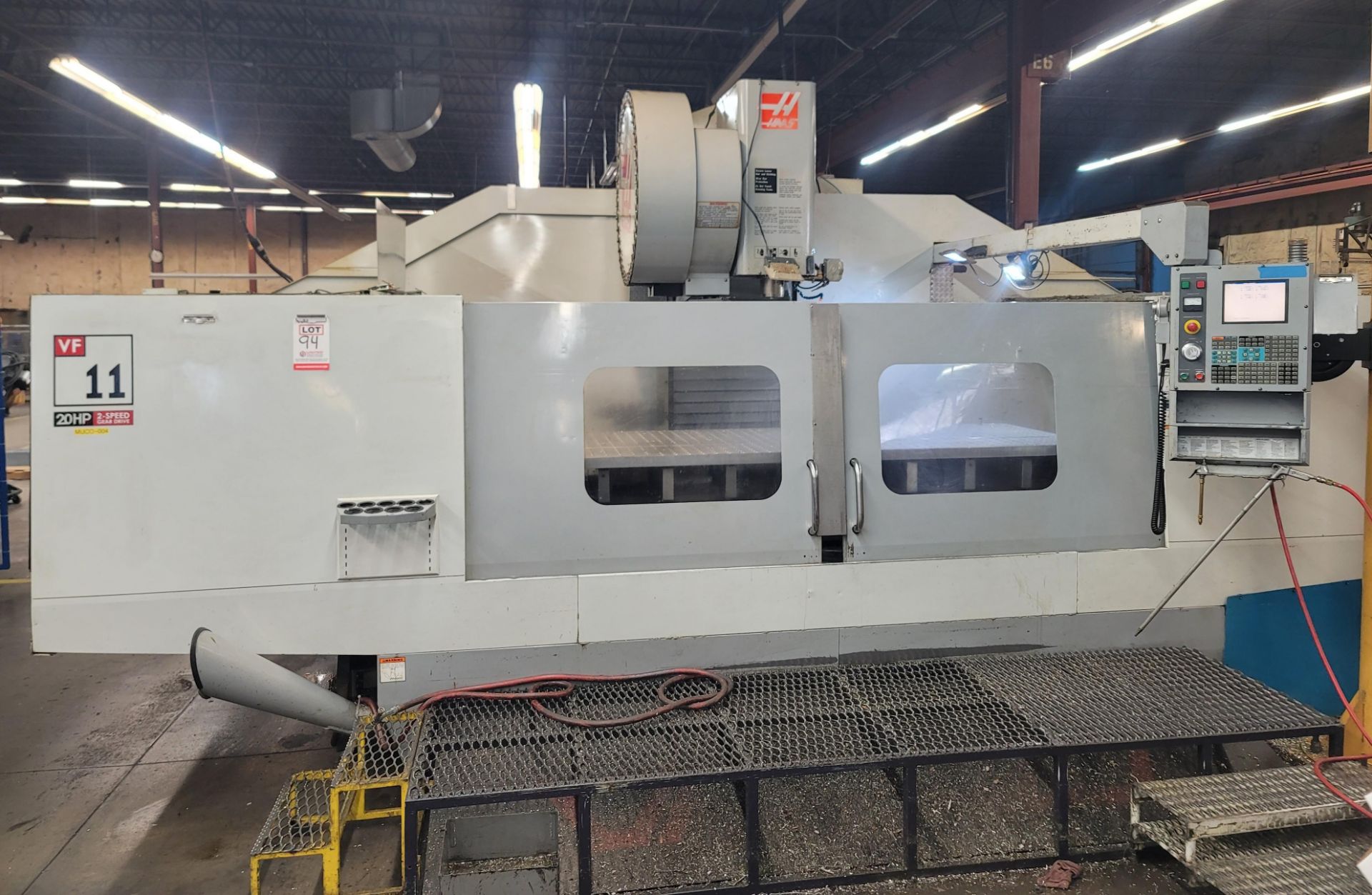 2004 HAAS VF-11B/40 VERTICAL MACHINING CENTER, XYZ TRAVELS: 120" X 40" X 30", 120" X 28" TABLE, 7500 - Image 3 of 19