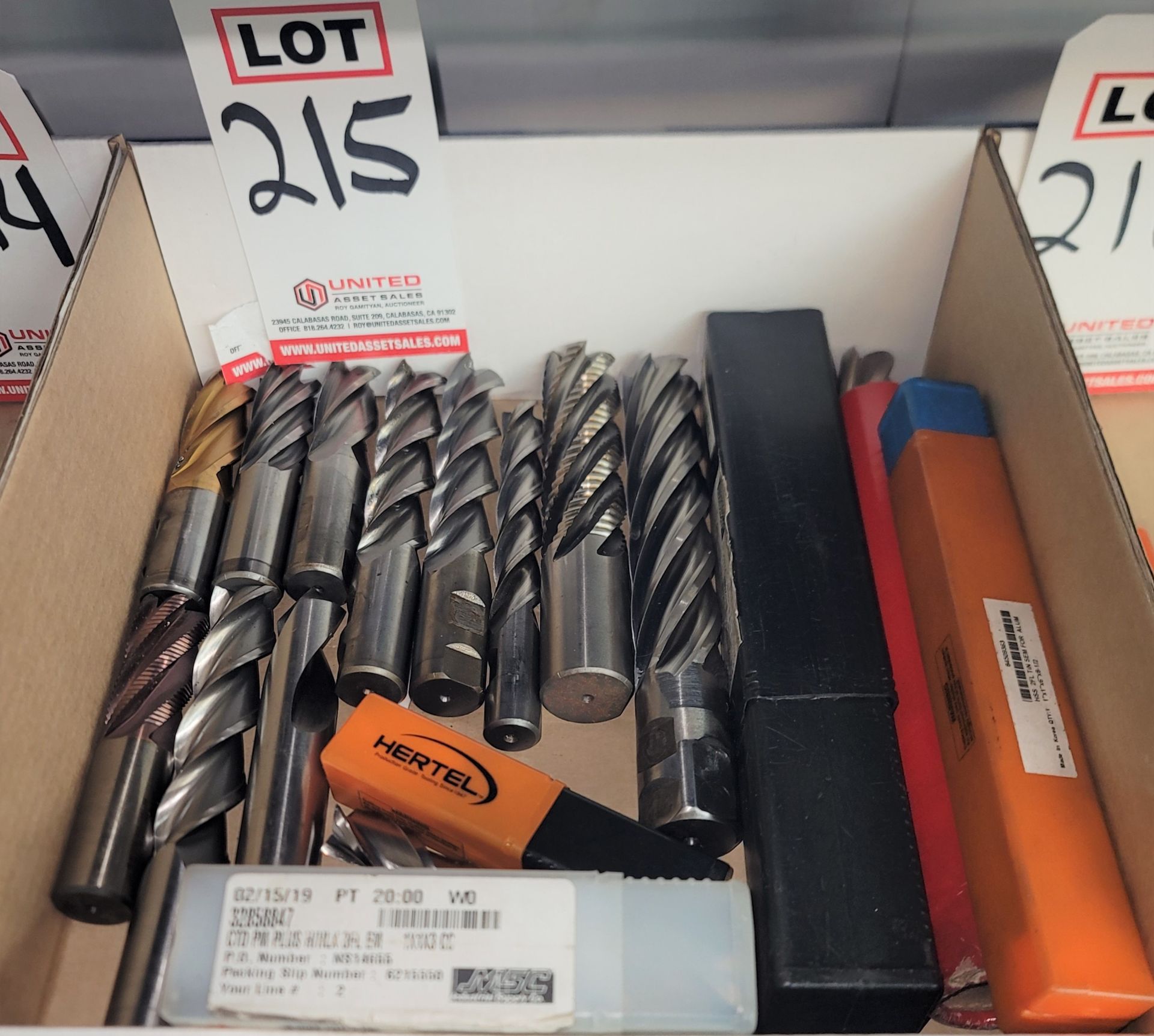 LOT - END MILLS, ROUGHING MILLS, ETC.