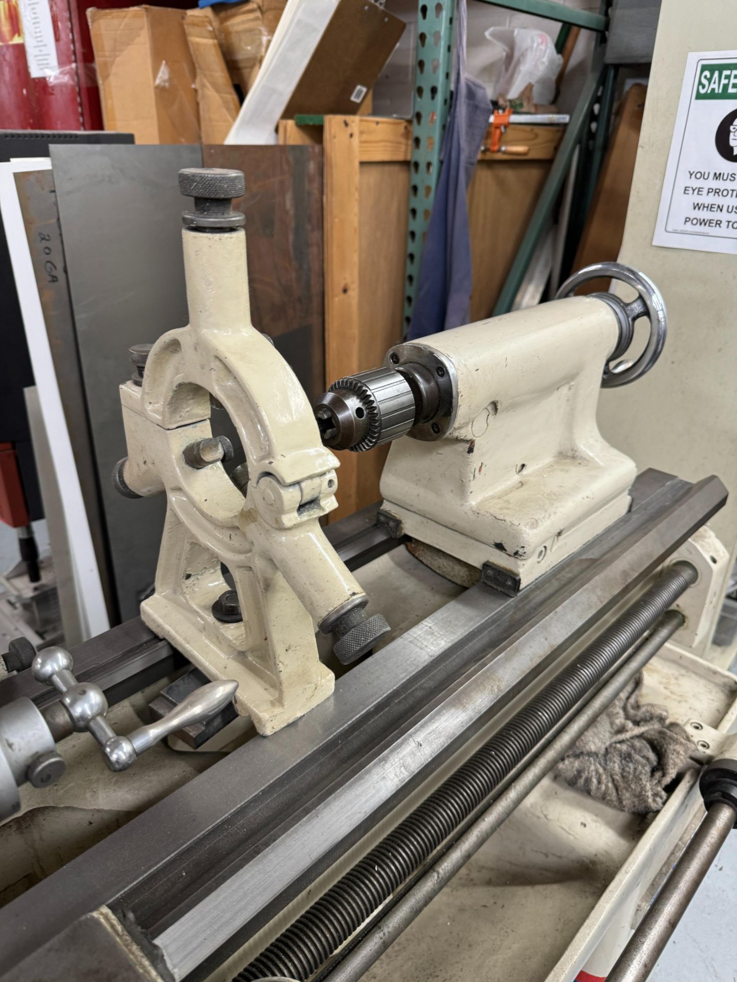 TAKISAWA TSL-DELUXE GAP BED LATHE, TYPE 1000CD, 8" 3-JAW CHUCK, TAILSTOCK, DORIAN QUICK CHANGE - Image 4 of 8