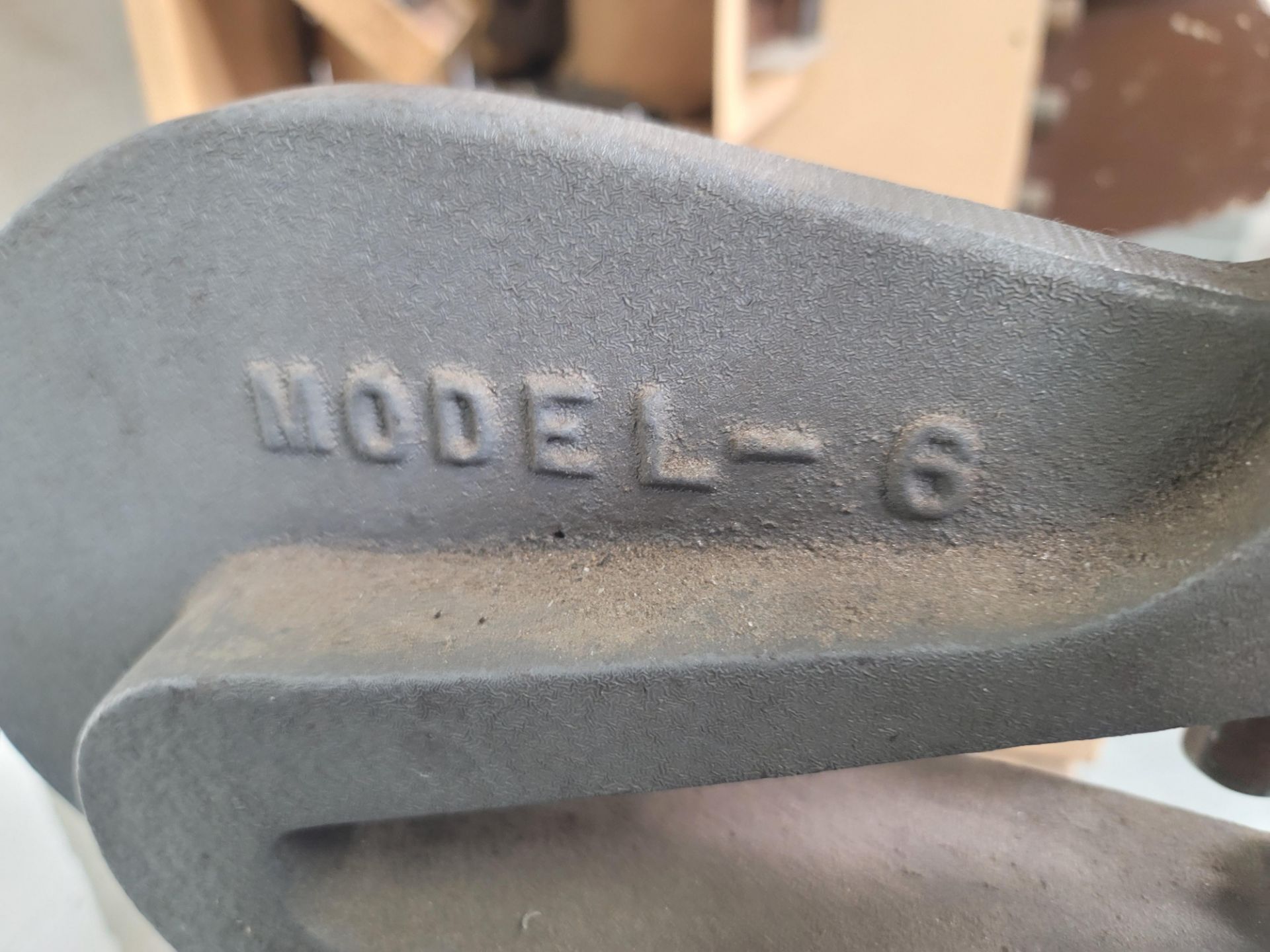 HEINRICH TOOLS BENCH PUNCH, MODEL 6, ON PEDESTAL - Image 2 of 3