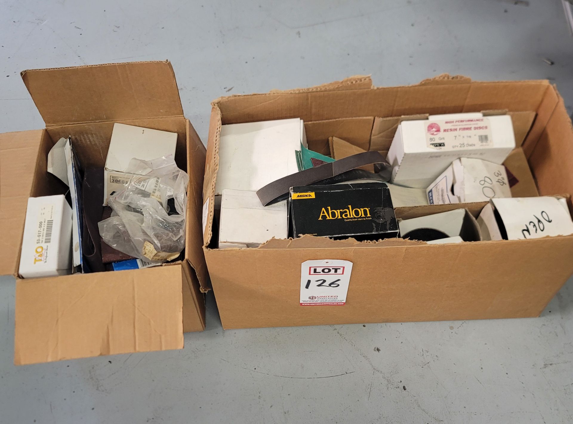 LOT - (2) BOXES OF ABRASIVES