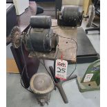 LOT - (3) GRINDER/BUFFER, PEDESTAL STAND