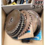 LOT - CIRCULAR SAW BLADES, ABRASIVE BLADES