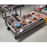 STEEL FLAT CART, 30" X 5', CONTENTS NOT INCLUDED