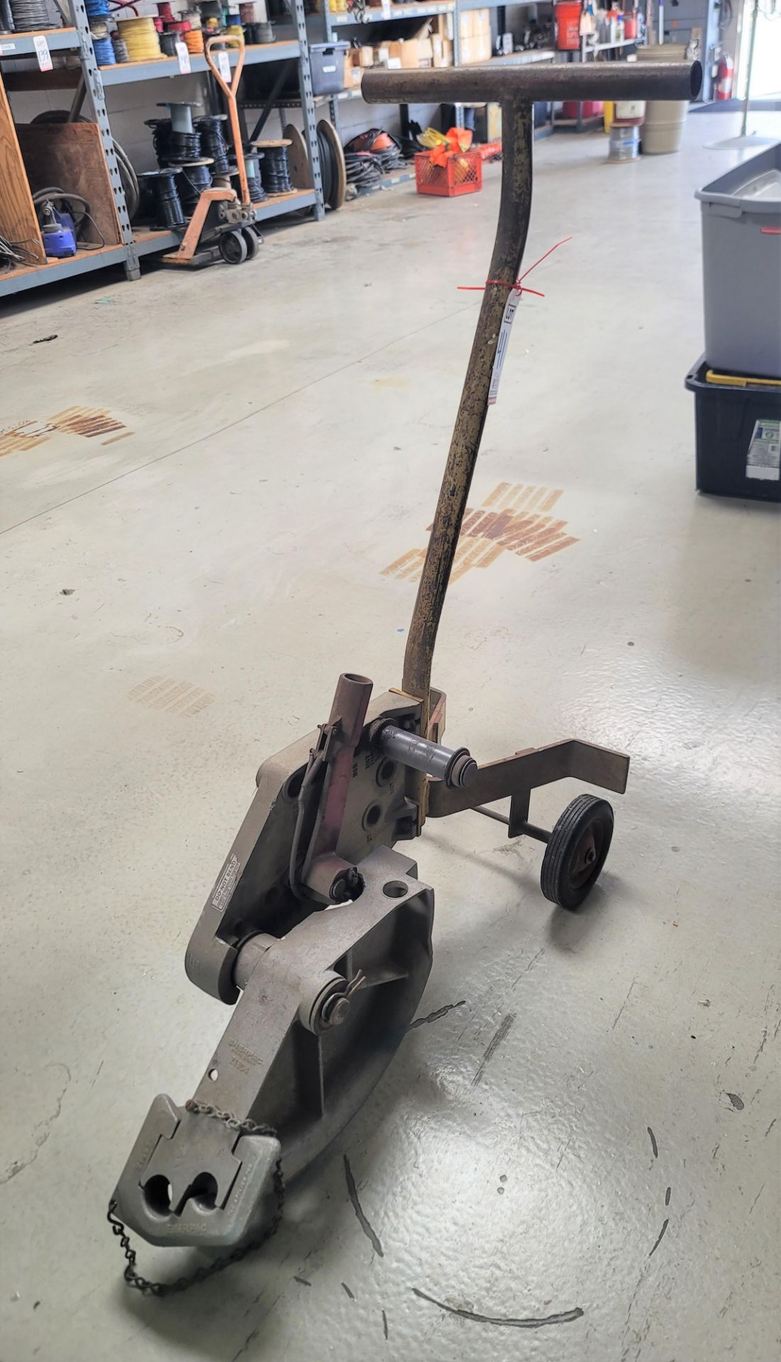 ENERPAC MANUAL CONDUIT BENDER, W/ ENERPAC Z1304 BENDING SHOE