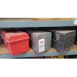 LOT - (3) TOOL BOXES, EMPTY