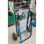 PORTABLE WIRE CADDY W/ (GOOD) PNEUMATIC TIRES, FOR SPOOLS UP TO 16" WIDE