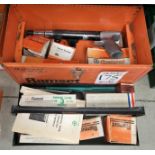LOT - RAMSET POWDER ACTUATED TOOLBOX W/ (1) SET TOOL, FASTENERS AND LOADS