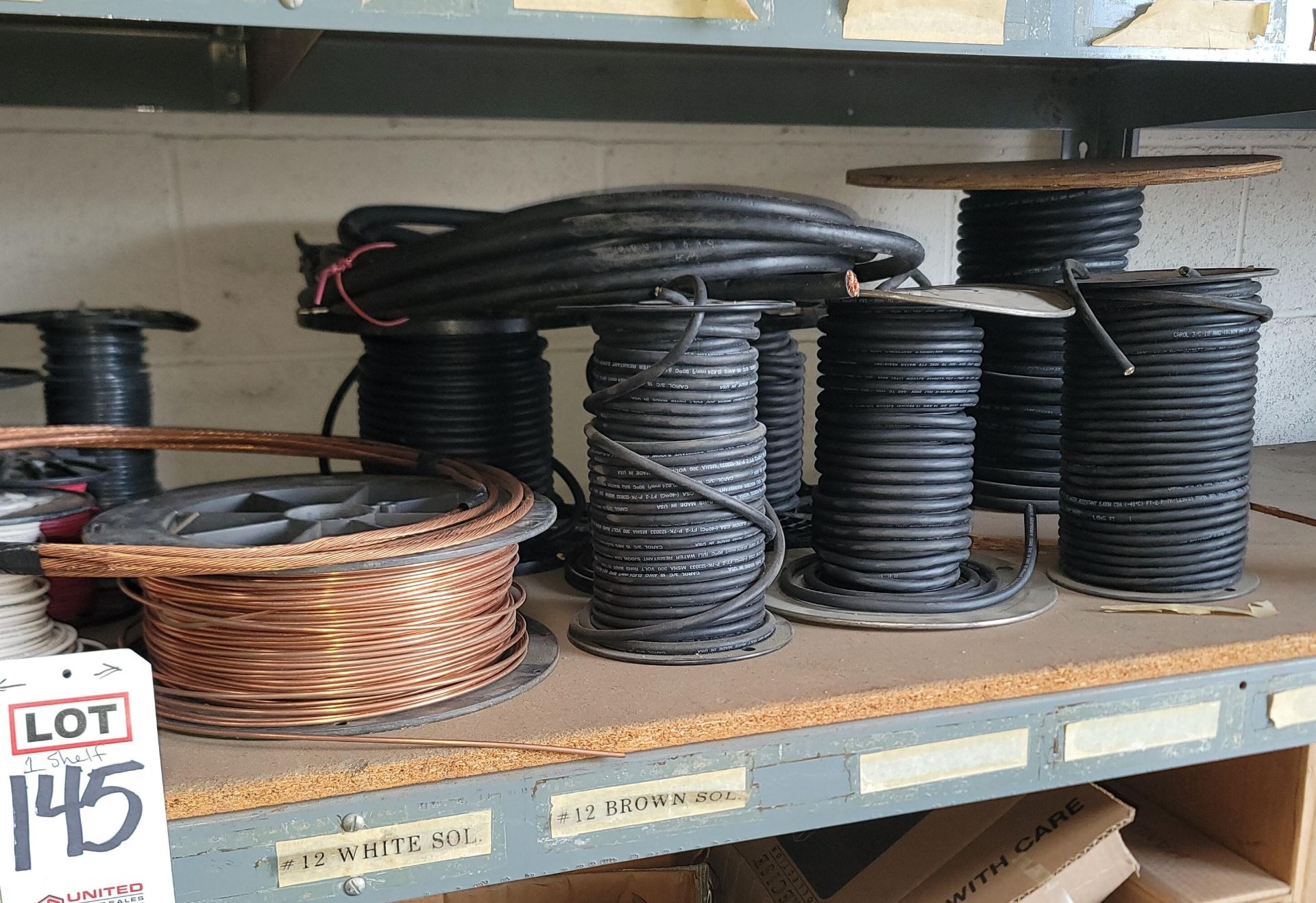 LOT - SPOOLS OF WIRE